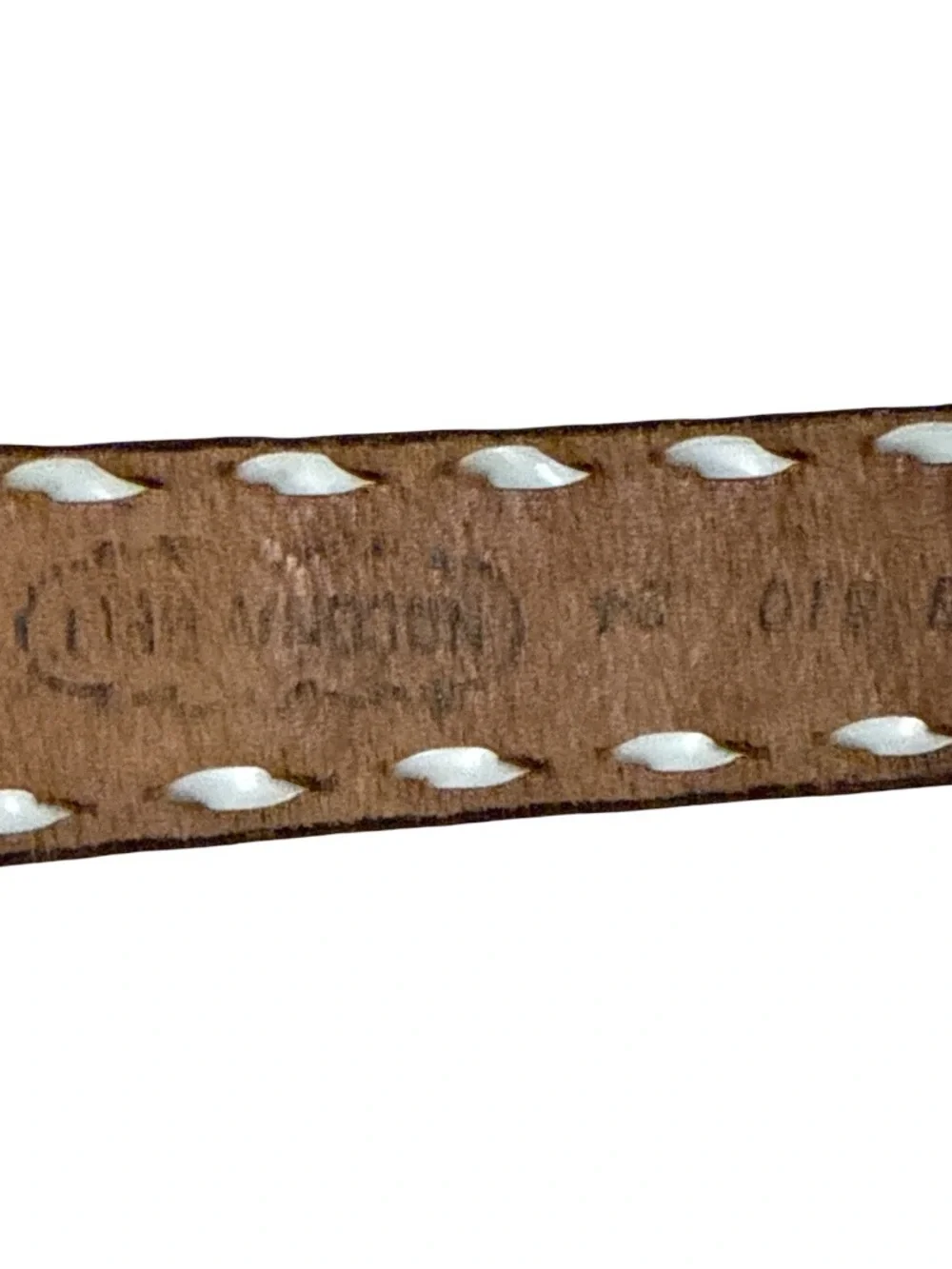 Nocona Brown Leather Western Kids Belt with Silver Longhorn Buckle Custom Lia